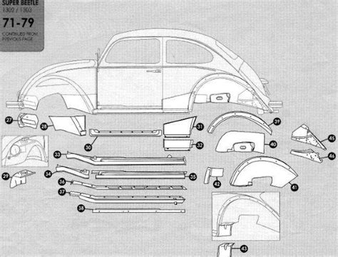 vw type 3 sheet metal parts|super beetle type 3 parts.